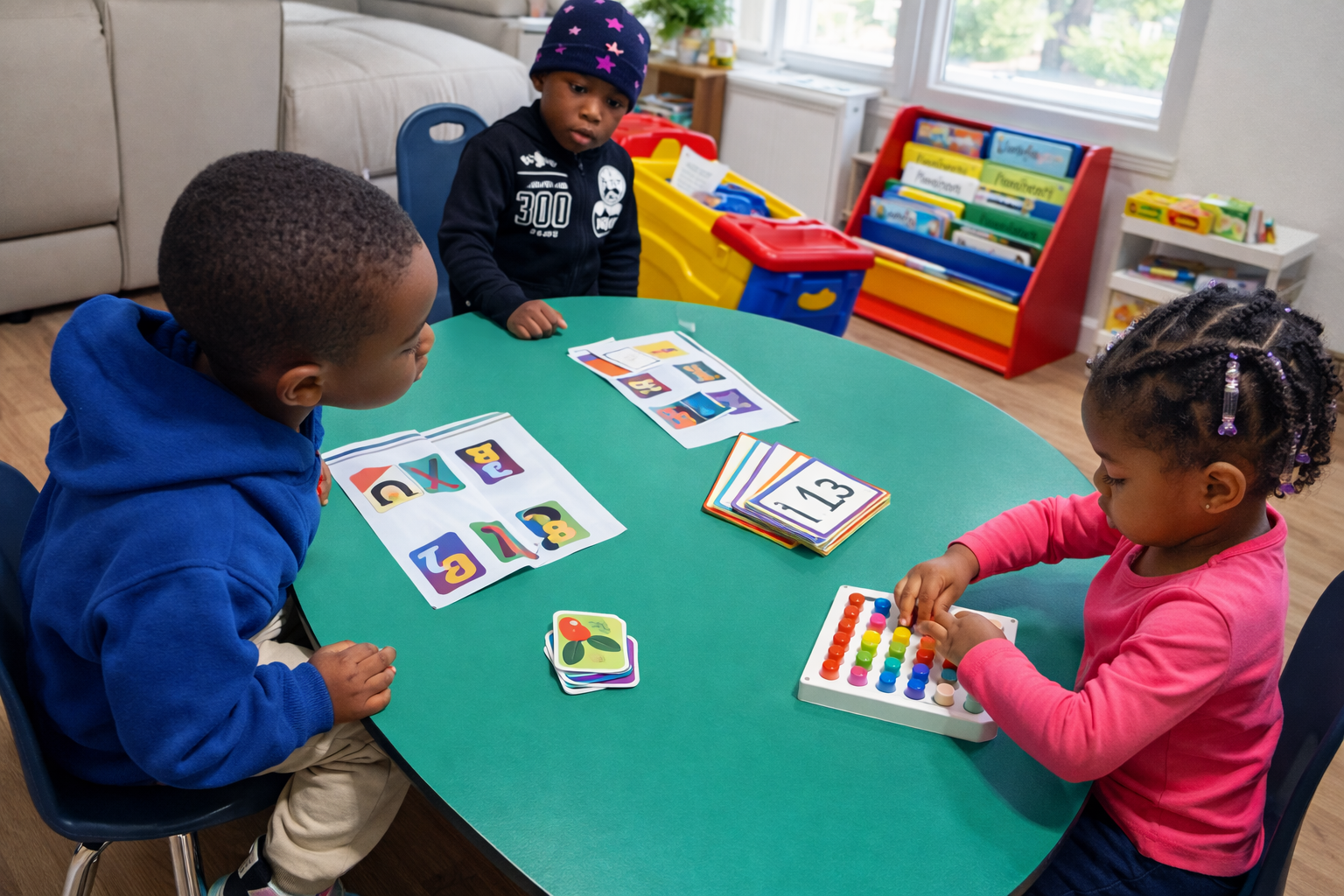 Person scanning documents